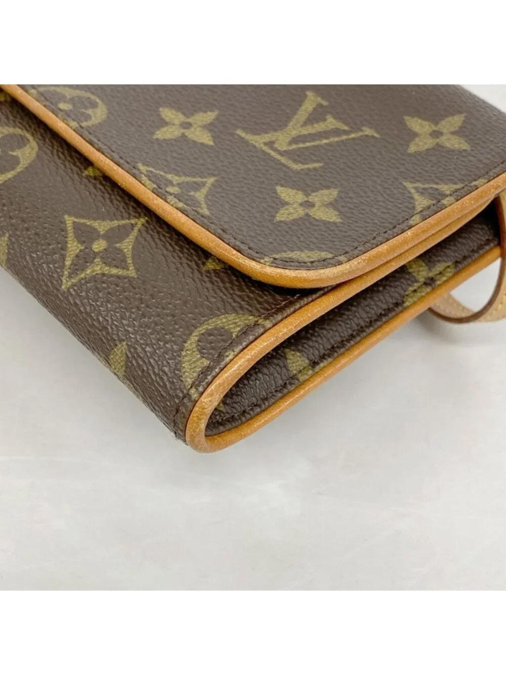 Louis Vuitton Shoulder Bag Monogram Pochette Twin GM Brown